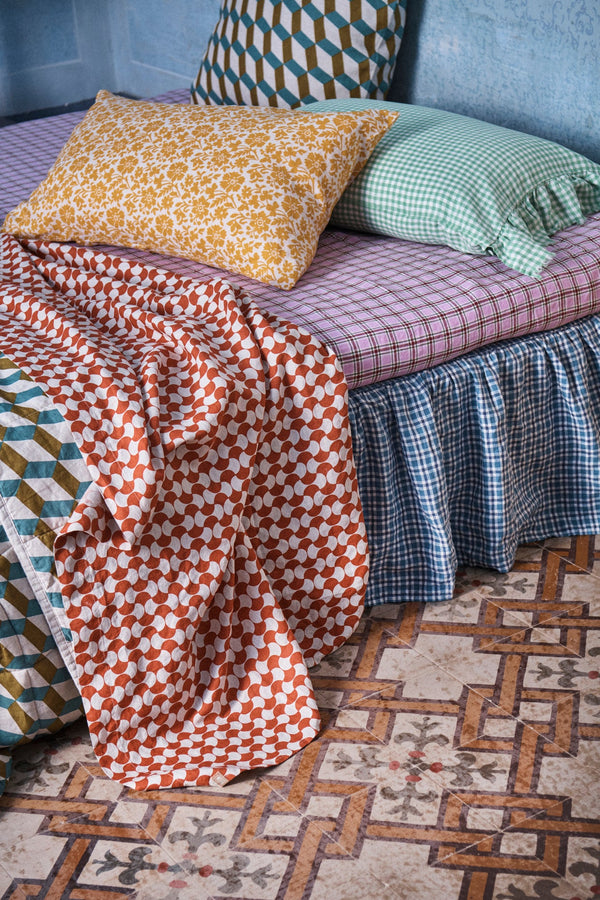 SHIPS SEPTEMBER - Fresco Gingham Pillowcase Sets
