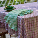 SHIPS SEPTEMBER - Fresco Gingham Napkin with Ruffle