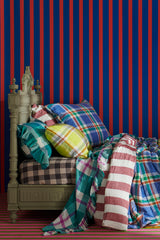 SHIPS APRIL - Peacock Check Pillowcase Sets