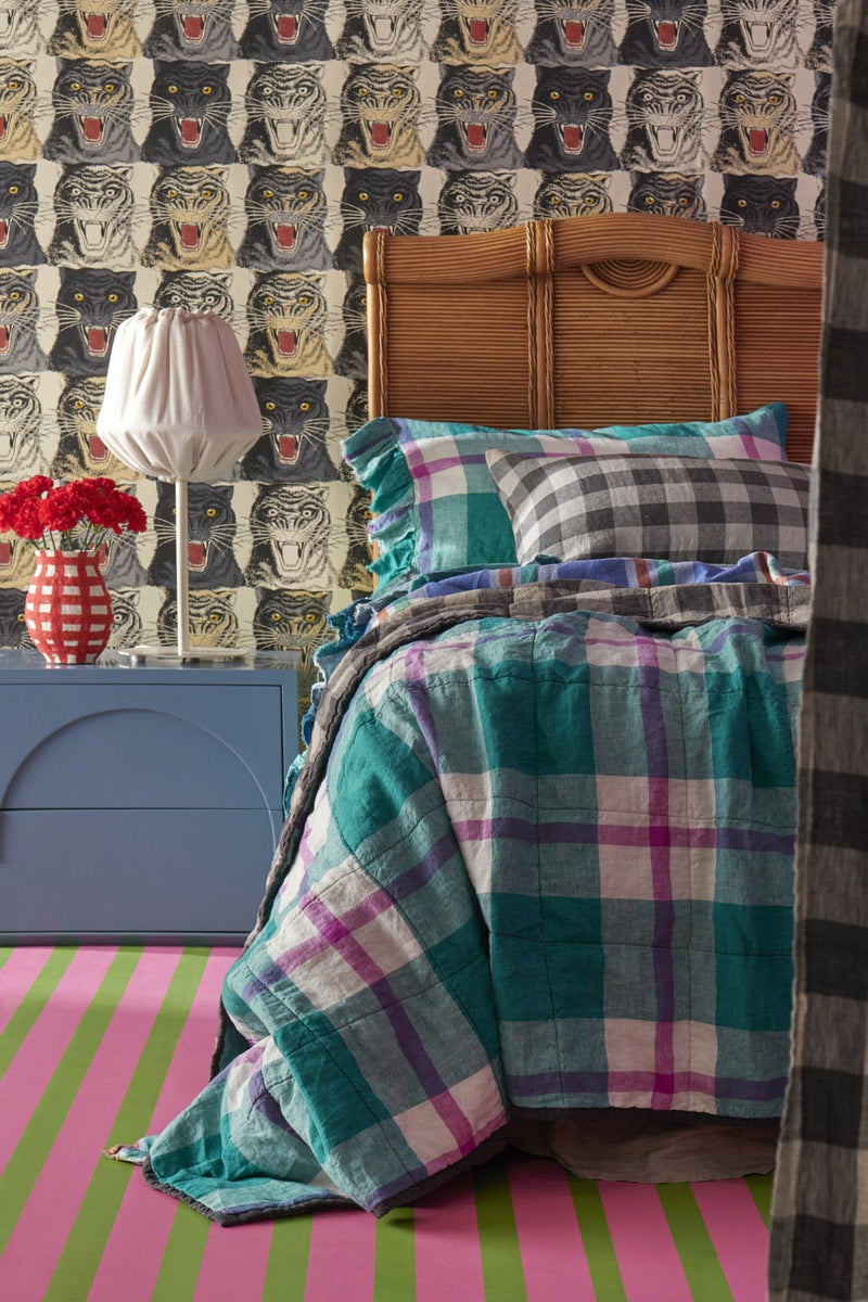 Jelly Bean Check Pillowcase Sets