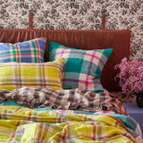 SHIPS APRIL - Citron Check Pillowcase Sets