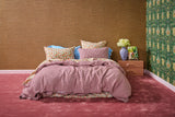 SHIPS LATE OCTOBER - Mulberry Gingham Duvet Cover