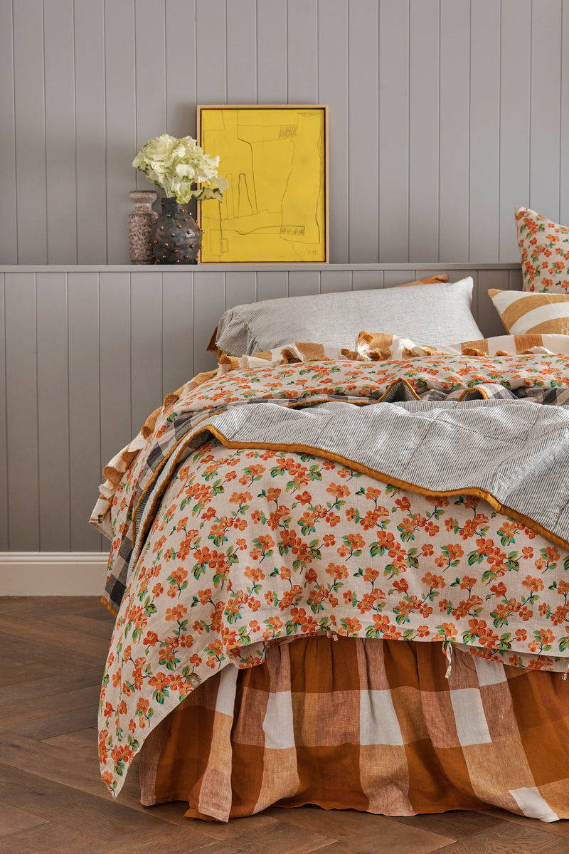 NEW - Elma Floral Duvet Cover