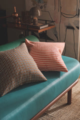 SHIPS SEPTEMBER - Sparrows Check Cushion