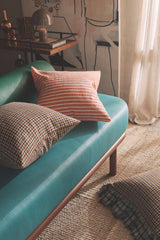 SHIPS SEPTEMBER - Sparrows Check Cushion
