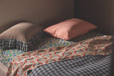 SHIPS SEPTEMBER - Sparrows Check Full Ruffle Pillowcase Set