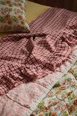NEW - Grevillea Check Flat Sheet