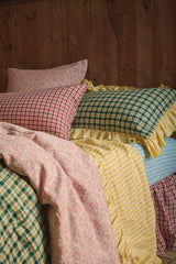 NEW - Fairywren Check Fitted Sheet