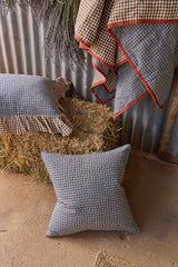 NEW - Pepperberry Check Cushion