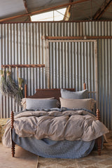 NEW - Pepperberry Check Flat Sheet