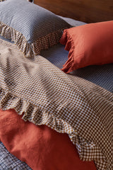 NEW - Pepperberry Check Fitted Sheet