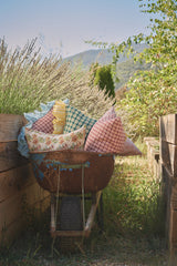 NEW - Grevillea Check Cushion