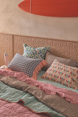 SHIPS SEPTEMBER - Johanna Gingham Flat Sheet