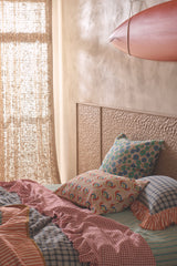 SHIPS SEPTEMBER - Johanna Gingham Flat Sheet