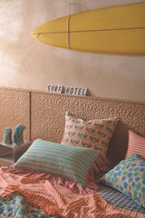 SHIPS SEPTEMBER - Gidget Stripe Full Ruffle Pillowcase Set