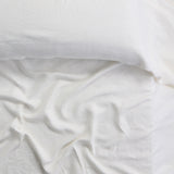 Ivory Heavyweight Linen Bedcover