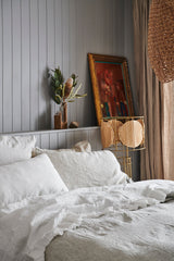 BACK IN STOCK - Ivory Ruffle Flat Sheet