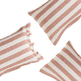 SHIPS JULY - Tobacco Stripe Pillowcase Sets