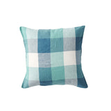 SHIPS APRIL - Peacock Check Cushion