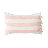 Blush Stripe Ruffle Pillowcase Sets