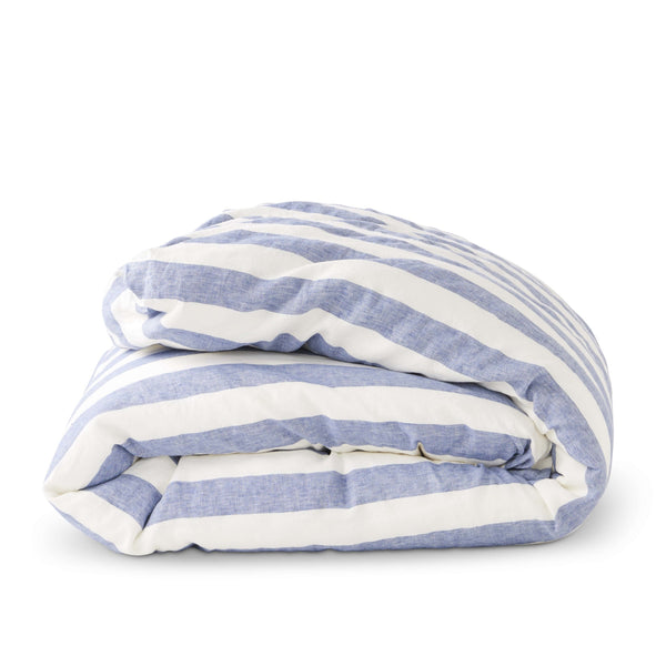 Chambray Stripe Duvet Cover