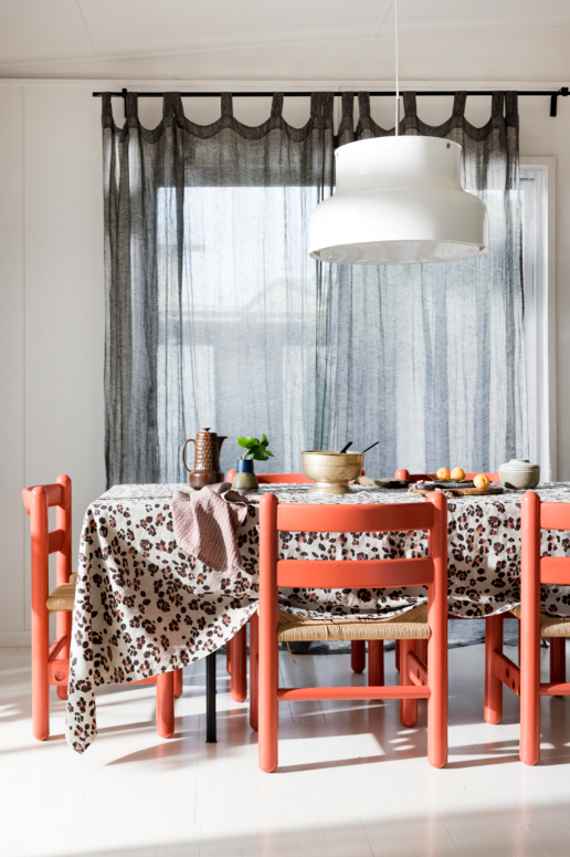 Leopard Linen Tablecloth