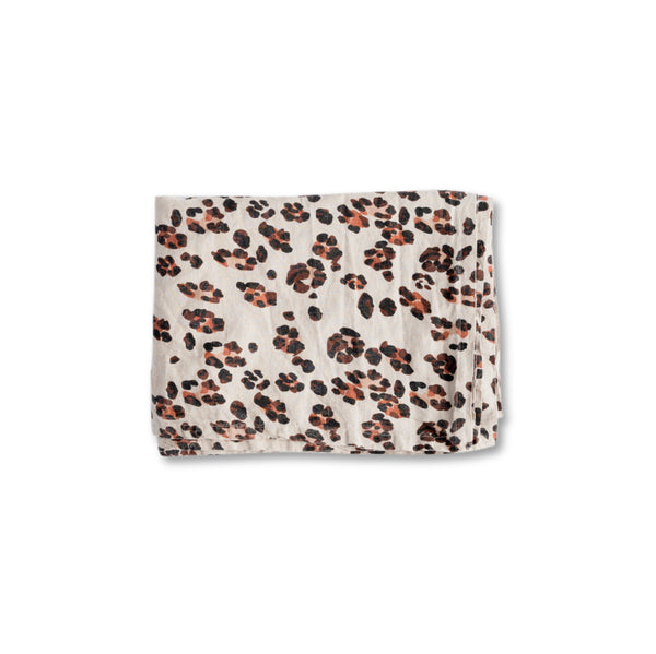 Leopard Linen Tablecloth