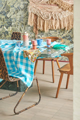 Amalfi Gingham Linen Tablecloth