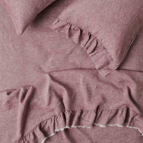 NEW - Aubergine Fitted Sheet