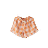 Peaches & Cream Check Shorts