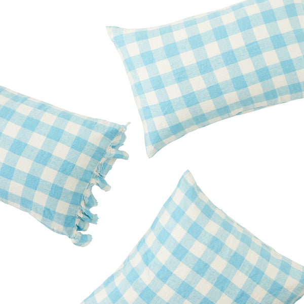 Amalfi Gingham Pillowcase Sets
