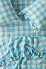 Amalfi Gingham Fitted Sheet