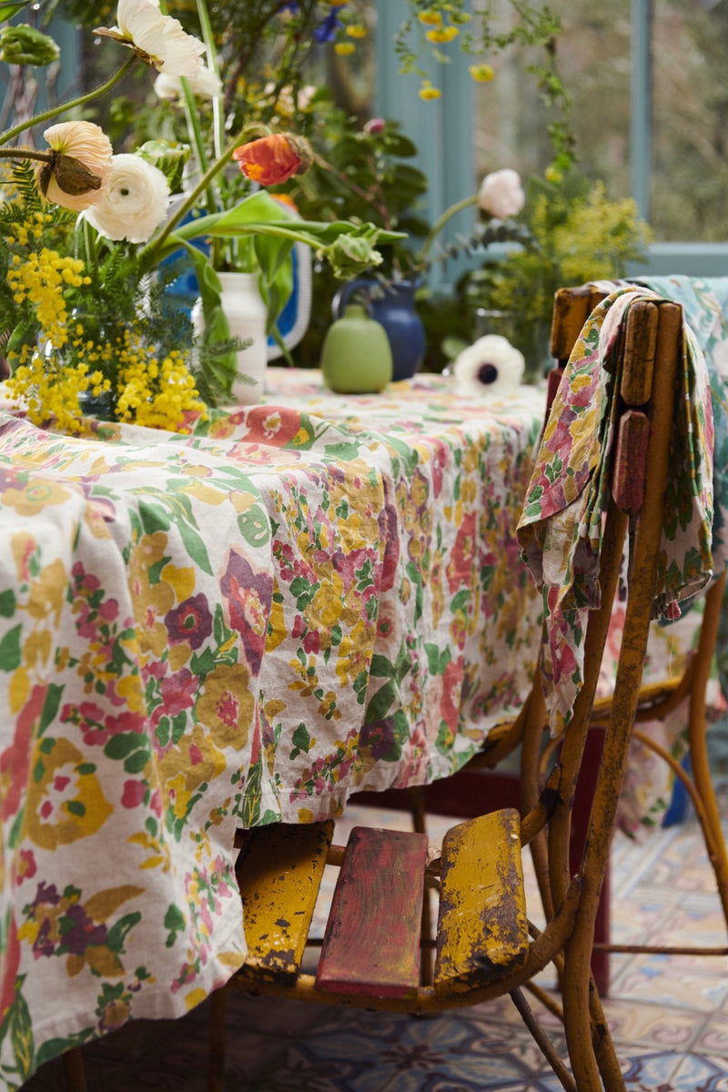 Marianne Floral Linen Napery