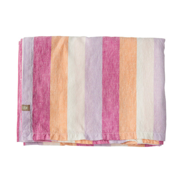Bellini Stripe Linen Tablecloth
