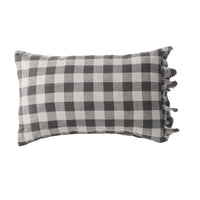 Licorice Gingham Pillowcase Sets